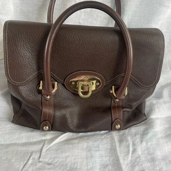 RARE Mulberry Arlington SATCHEL Chocolate Brown 2007 Collection VGC - Picture 11 of 16